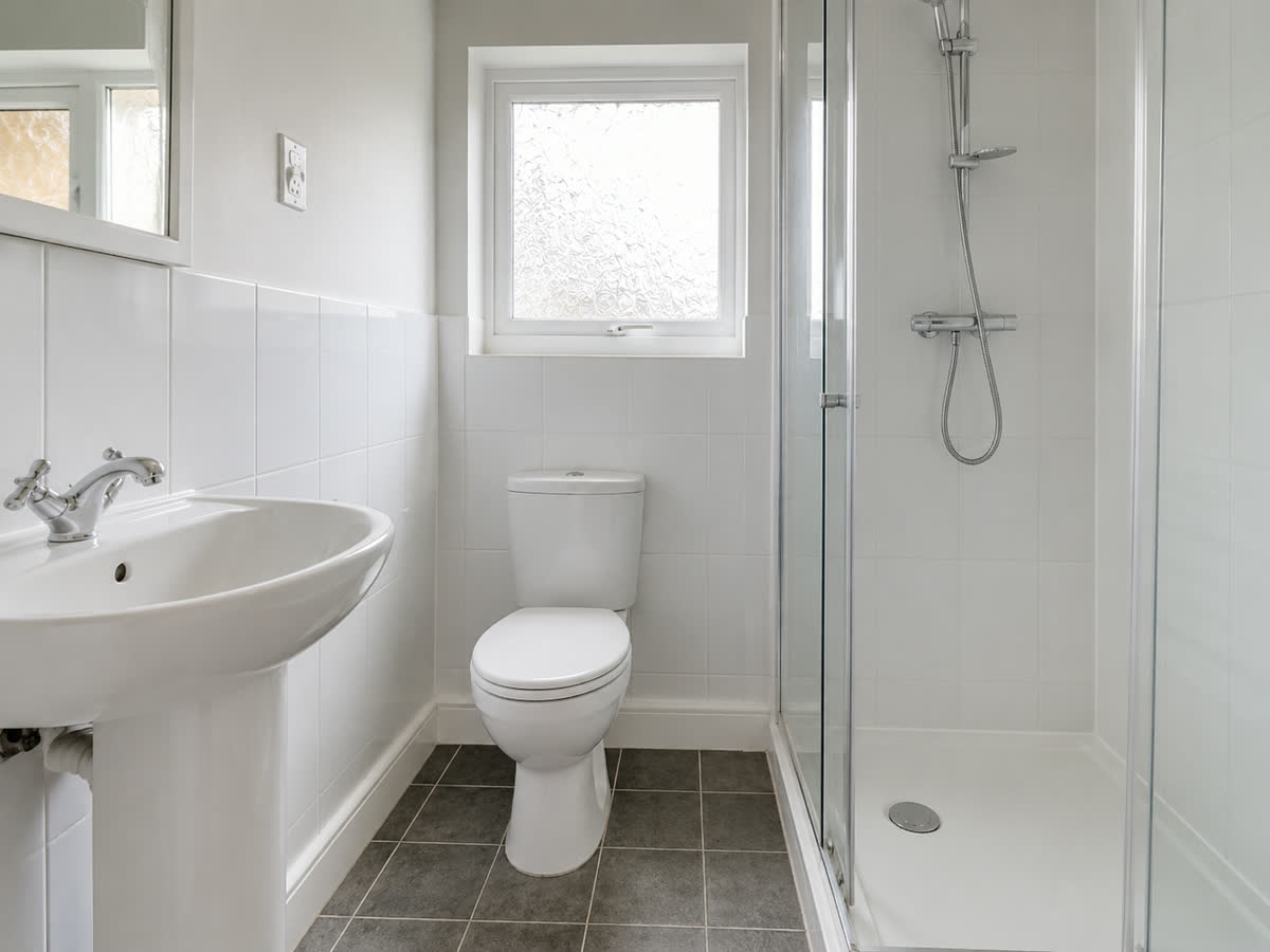 Bathroom after cleaning by CSB & Sons Cleaning
