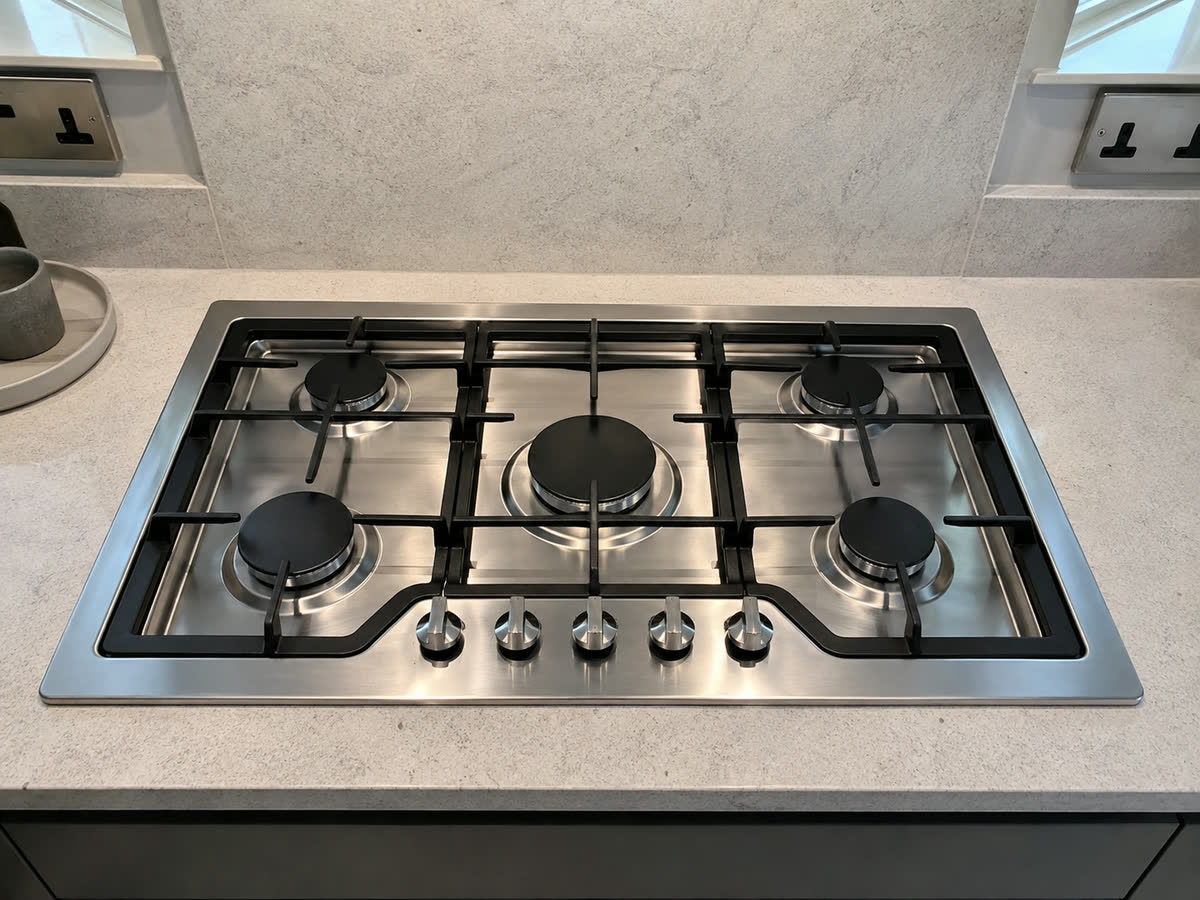 Hob after cleaning by CSB & Sons Cleaning