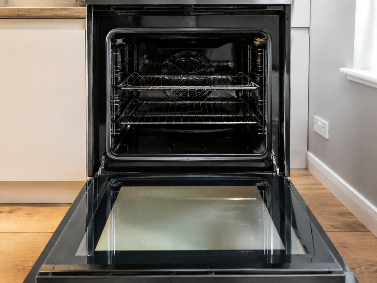 Oven after cleaning by CSB & Sons Cleaning